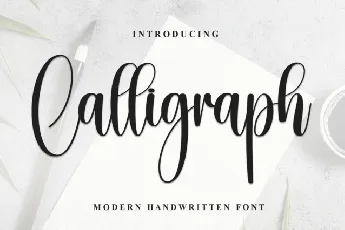 Calligraph Calligraphy font