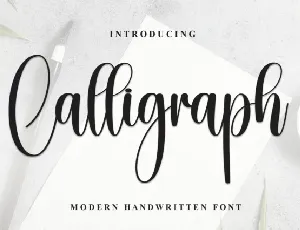 Calligraph Calligraphy font