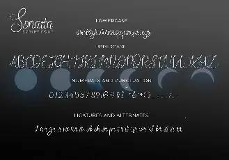 Sonatta Calligraphy Script font