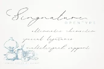 Karmila Signature font