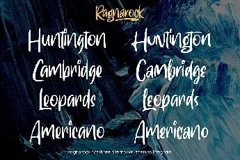 Ragnarock Script font