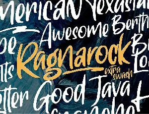 Ragnarock Script font