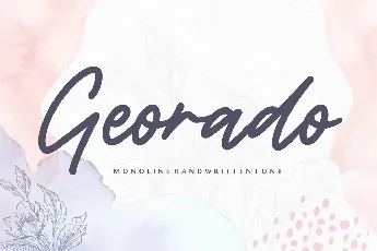 Georado font