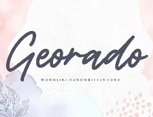 Georado font