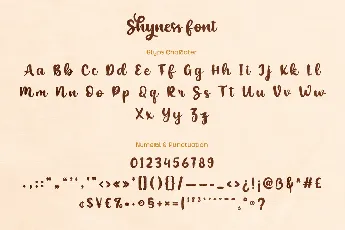 Shyness font