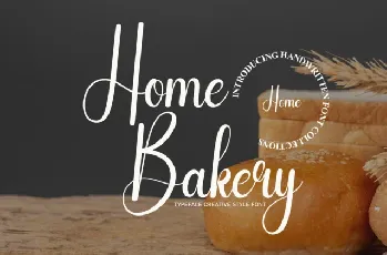 Home Bakery Script font