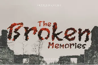 Broken Memories font