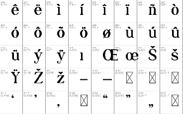 Grillages font