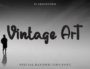 Vintage Art font