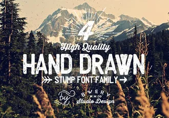 Stump Typeface font