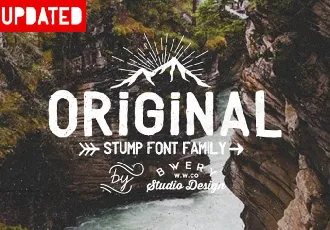 Stump Typeface font