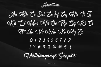 Adventium font