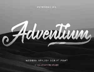 Adventium font