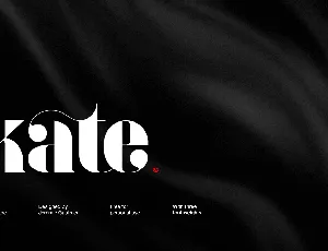 Kate font