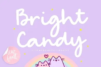 Bright Candy Bold Handwritten font