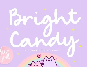 Bright Candy Bold Handwritten font