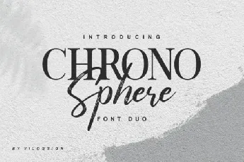 Chrono Sphere Duo font