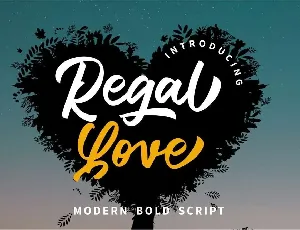 Regal Love font