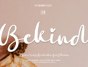 Bekind font