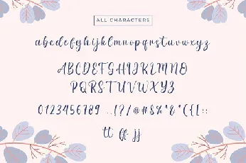 Spring Date font