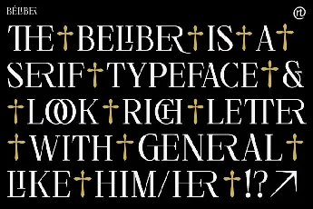 Beliber font