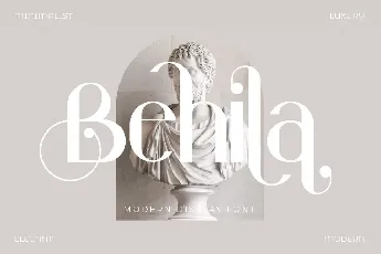 Behila Sans Serif font