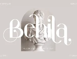 Behila Sans Serif font