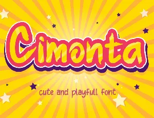 Cimonta font