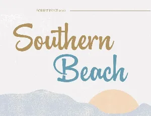 Southern Beach font