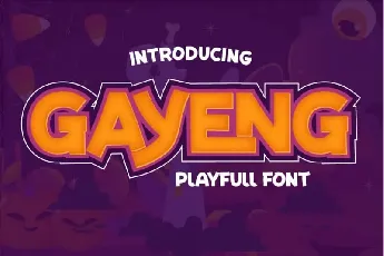 Gayeng Display font