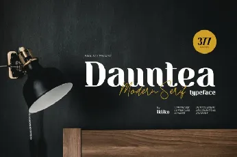 Dauntea font