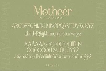 Motheer font