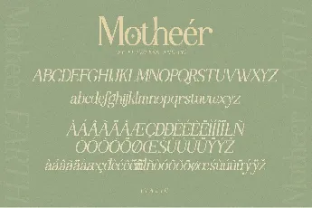 Motheer font