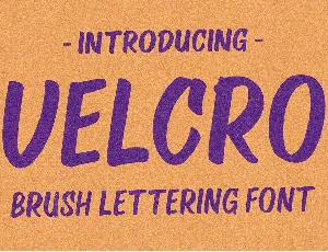 Velcro font