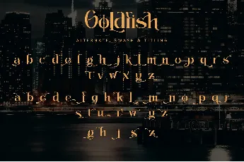 Goldfish - Personal use font