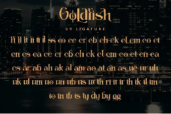 Goldfish - Personal use font