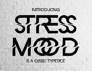 STRESS MOOD DEMO font