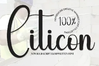 Citicon Script font