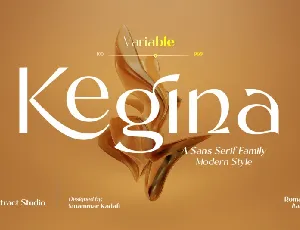 Kegina font