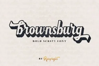 Brownsburg font