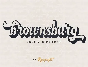 Brownsburg font