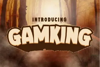 Gamking Display font