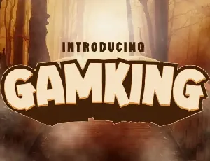 Gamking Display font