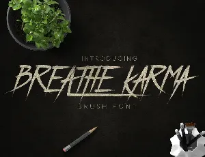 Breathe Karma Typeface font