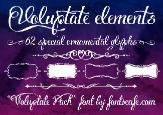 Voluptate font