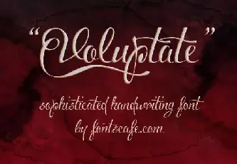 Voluptate font