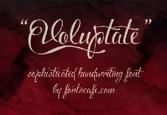 Voluptate font