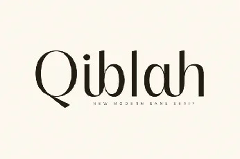 Qiblah font