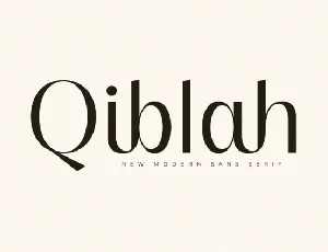 Qiblah font