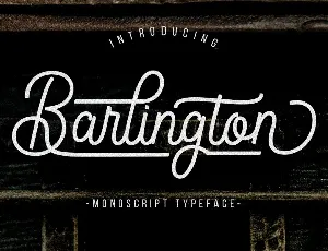 Barlington font